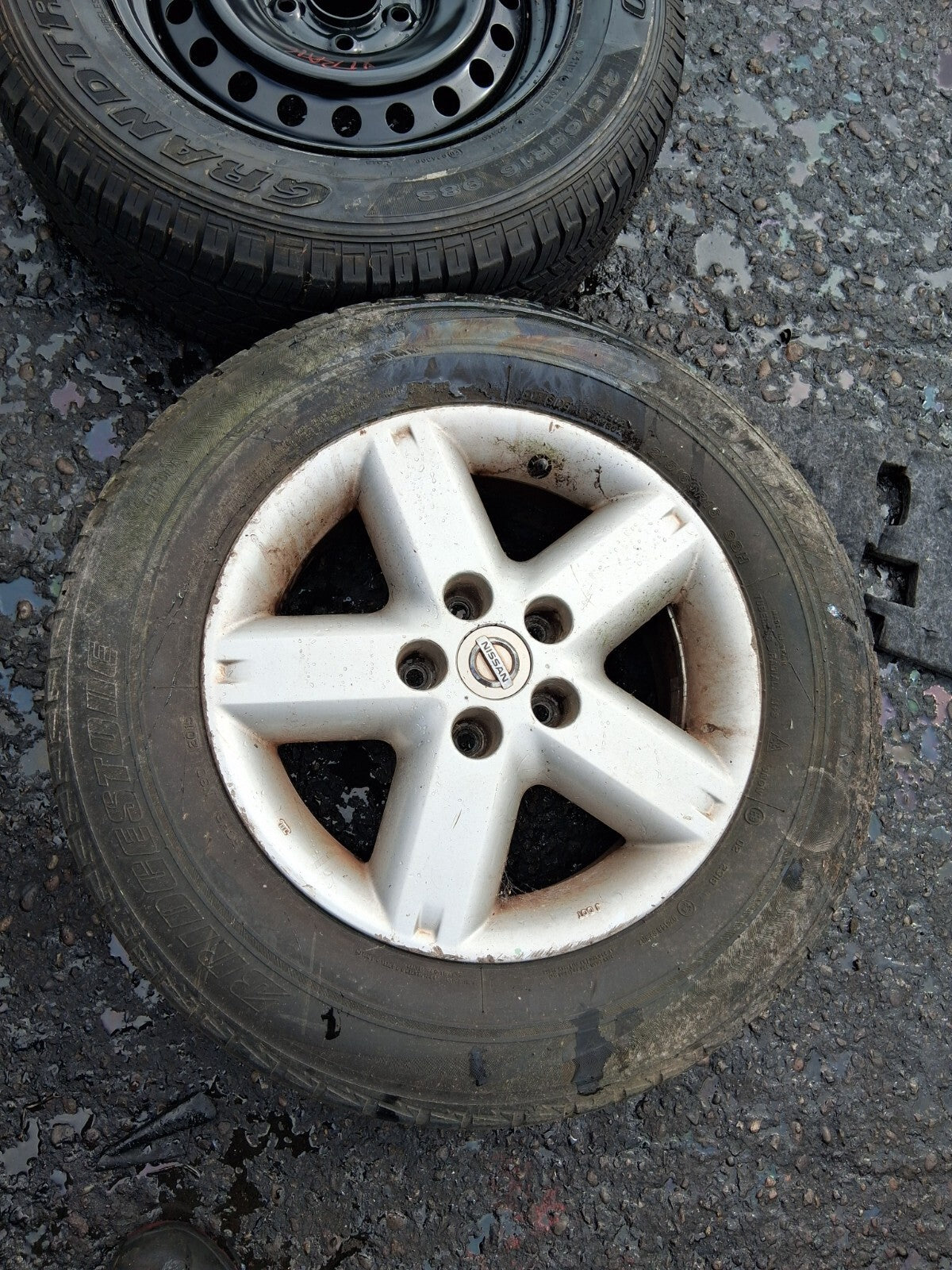 2007 NISSAN X TRAIL MK1 16 INCH ALLOY WHEEL WITH TYRE 215/65R16