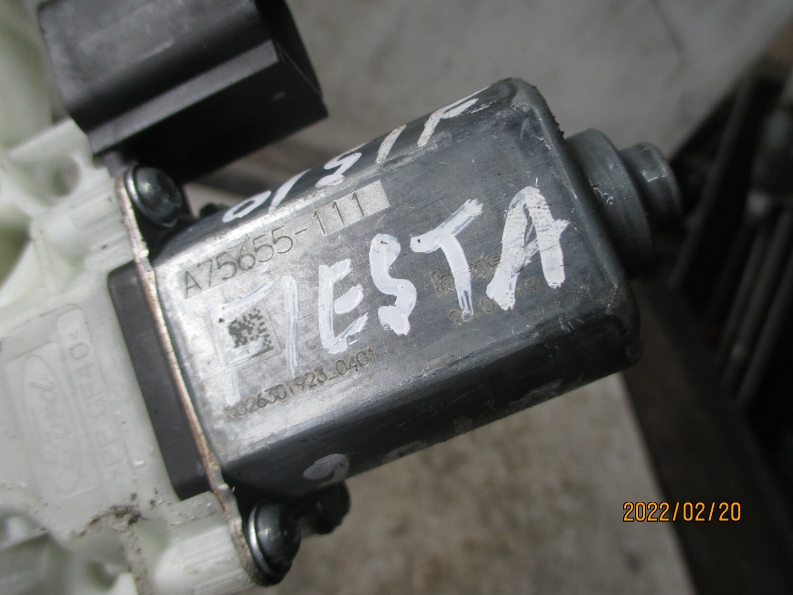 FORD FIESTA MK8 2019 OSF DRIVER SIDE FRONT WINDOW MOTOR A75655111