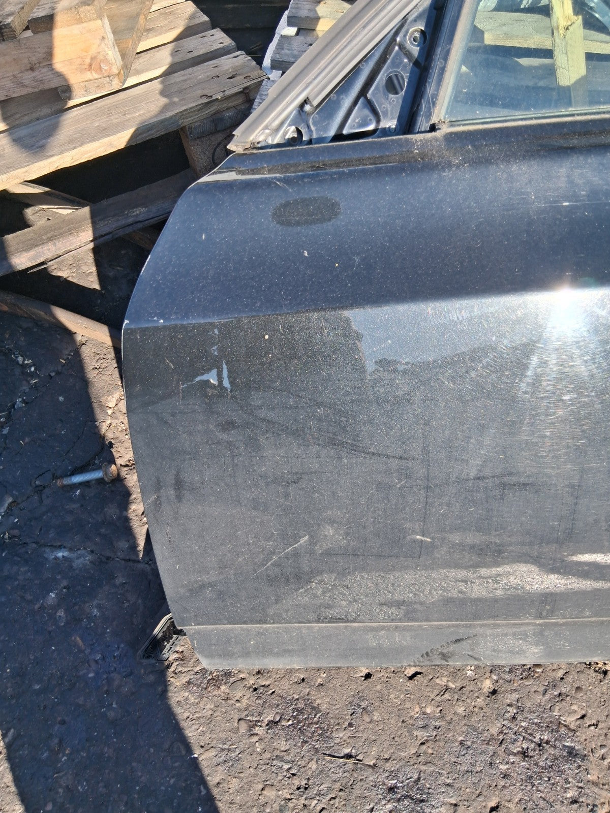 2004 BMW X3 E83 NSR PASSENGER SIDE FRONT LEFT COMPLETE DOOR BLACK