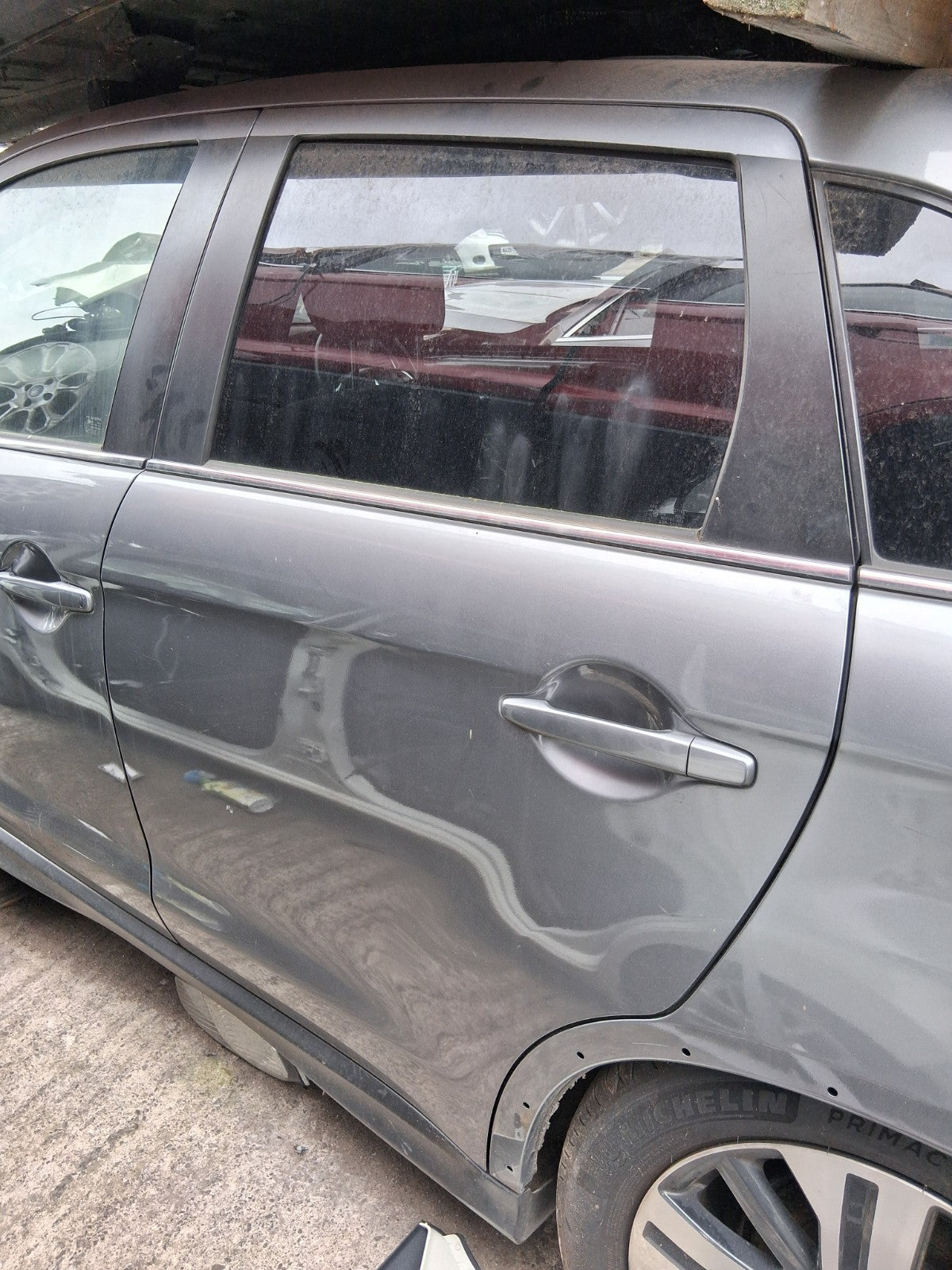 2020 MITSUBISHI ASX NSR PASSENGER SIDE REAR BARE DOOR TITANIUM GREY METALLIC