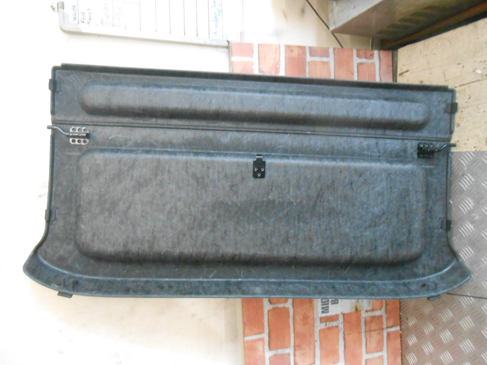 MAZDA 323 2003 5 DOOR REAR STORAGE PARCEL SHELF LOAD COVER GREY