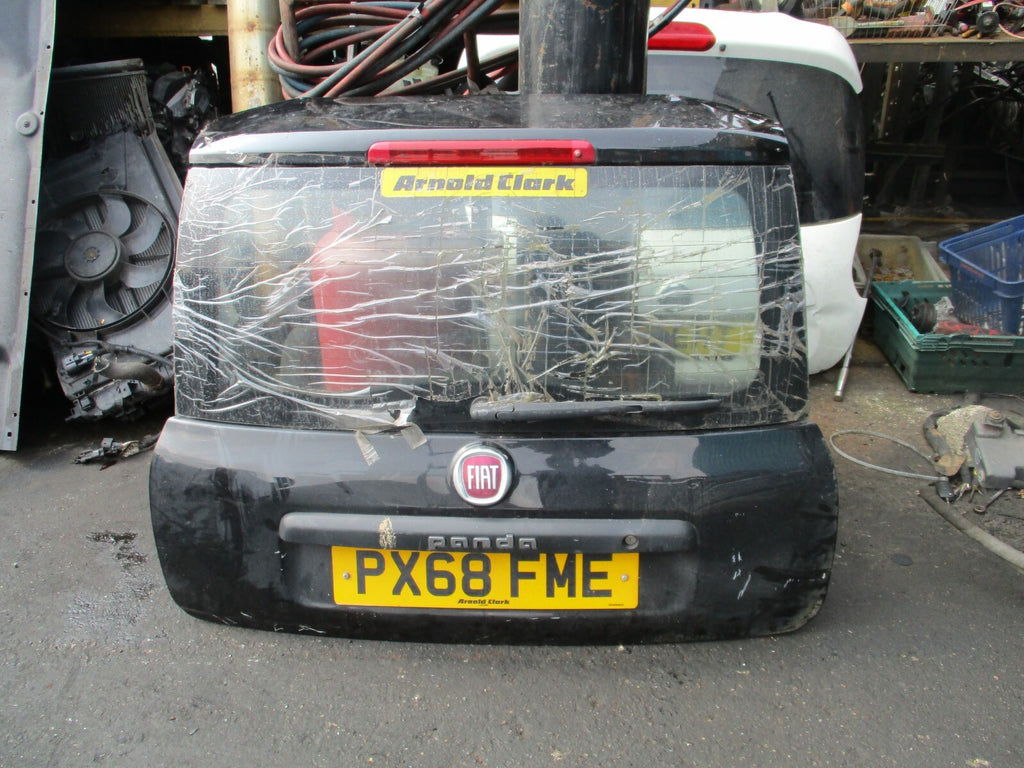FIAT PANDA 2018 MK3 REAR TAILGATE BOOTLID BLACK DENTED