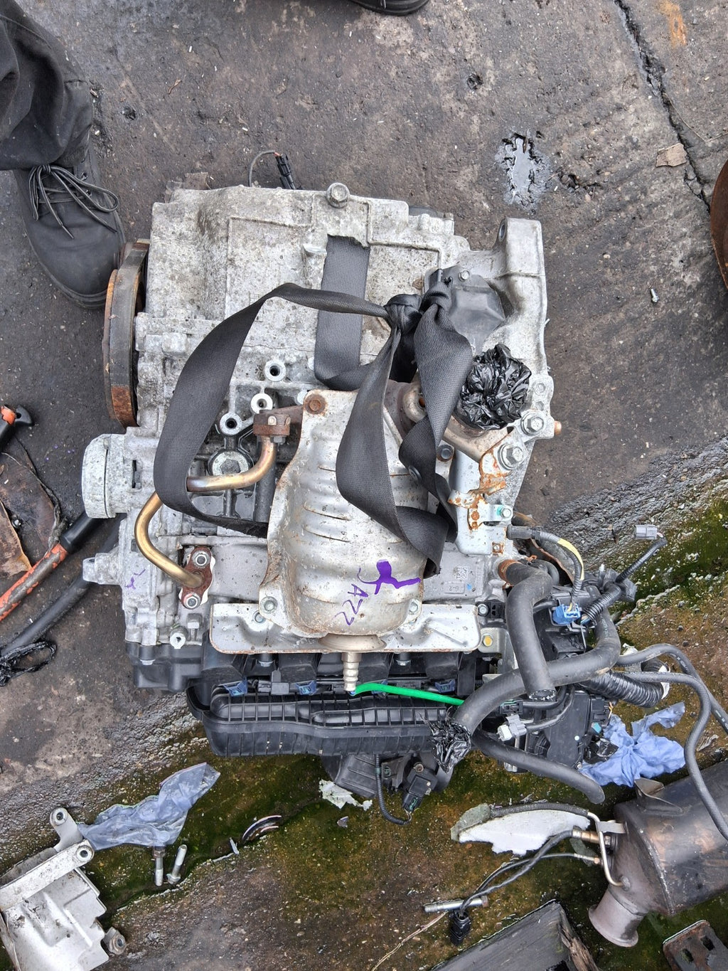 2014 HONDA JAZZ MK3 1.3 PETROL COMPLETE ENGINE WITH PUMPS INJECTORS L13Z1