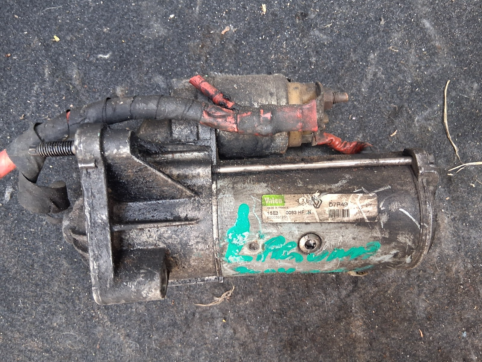 RENAULT LAGUNA MK2 2004 2.2 DCI STARTER MOTOR 8200331251