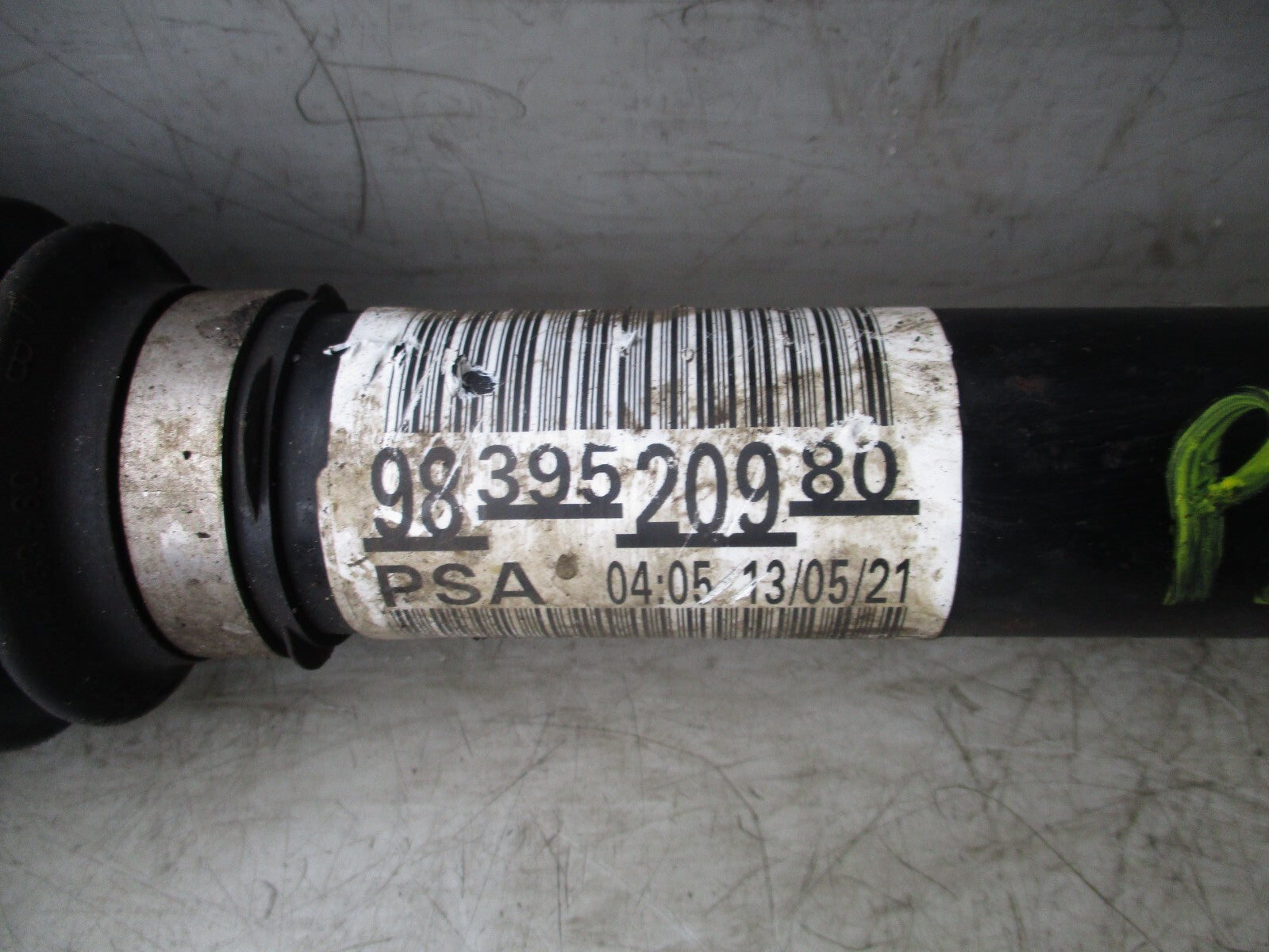 VAUXHALL VIVARO C MK3 2021 1.5 DIESEL NSF PASSENGER SIDE DRIVESHAFT 9839520980