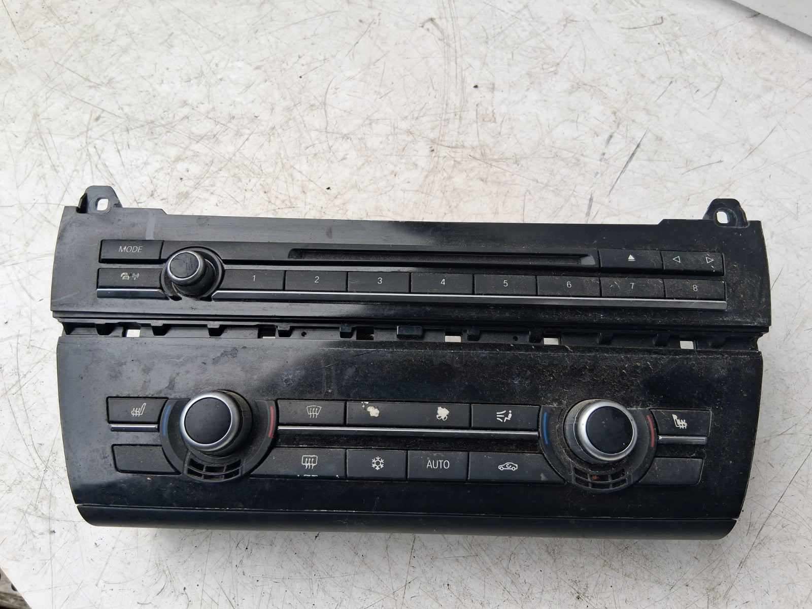 2010 BMW 5 SERIES F10 HEATER CONTROL SWITCH PANEL 9241243