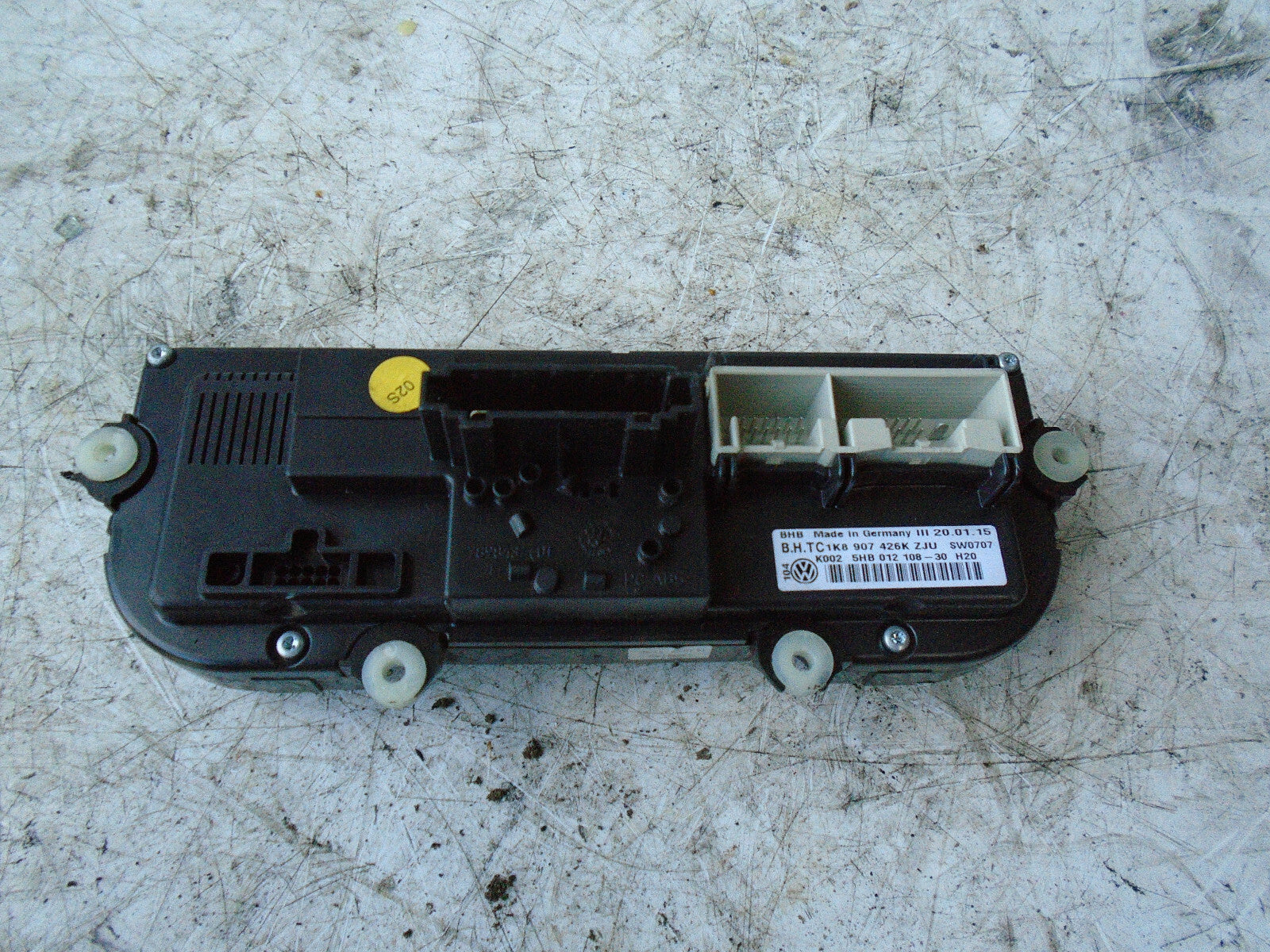 VW VOLKSWAGEN SCIROCCO 2015 HEATER AC CLIMATE CONTROL SWITCH PANEL 1K8907426