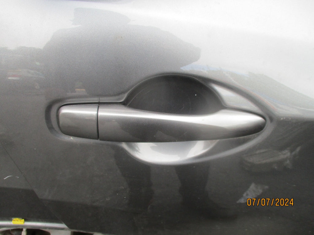 NISSAN QASHQAI J11 2014 OSR DRIVER SIDE REAR EXTERIOR DOOR HANDLE GREY MET KAD