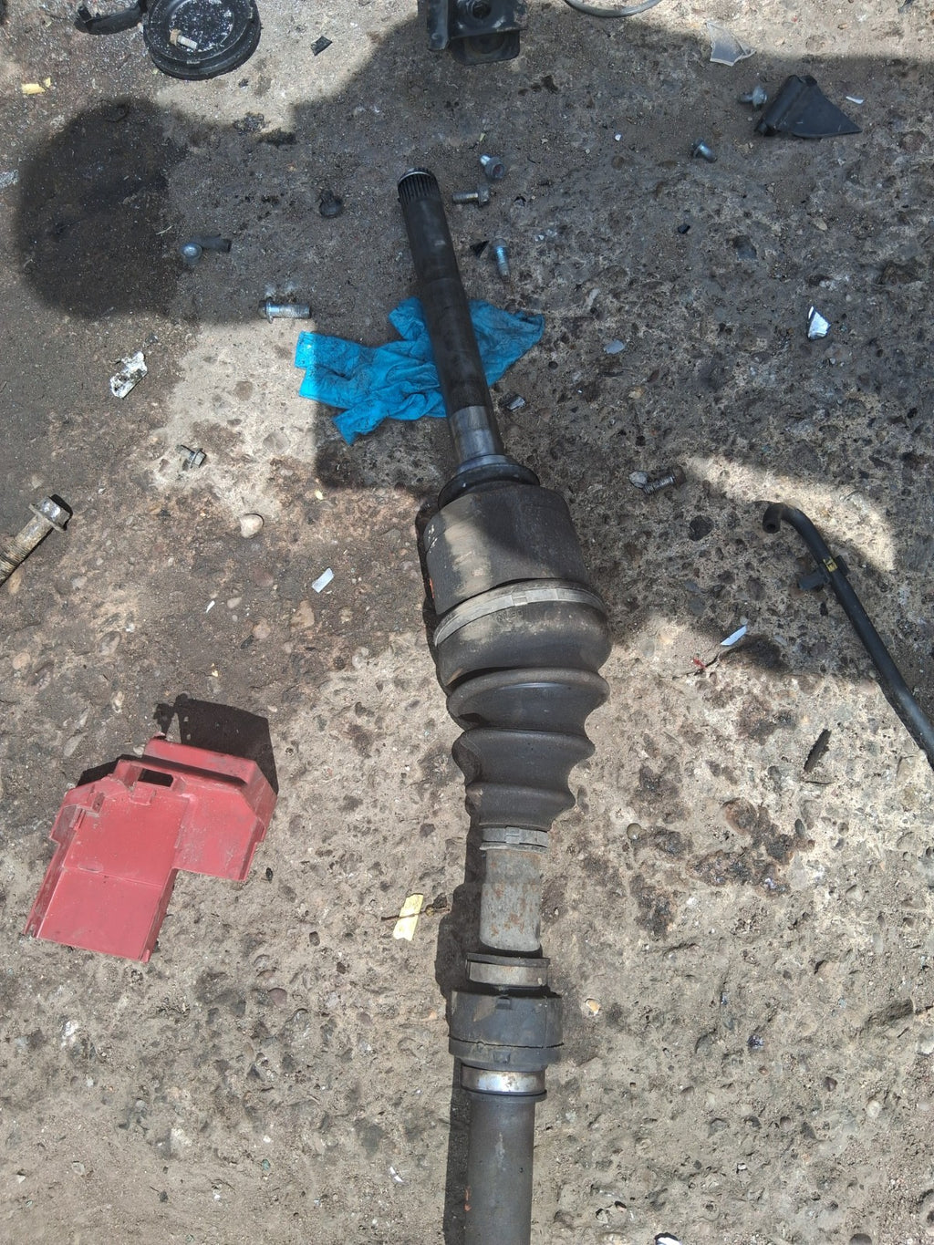 2018 MITSUBISHI OUTLANDER MK3 2.3 DIESEL OS DRIVER SIDE FRONT AUTO DRIVESHAFT