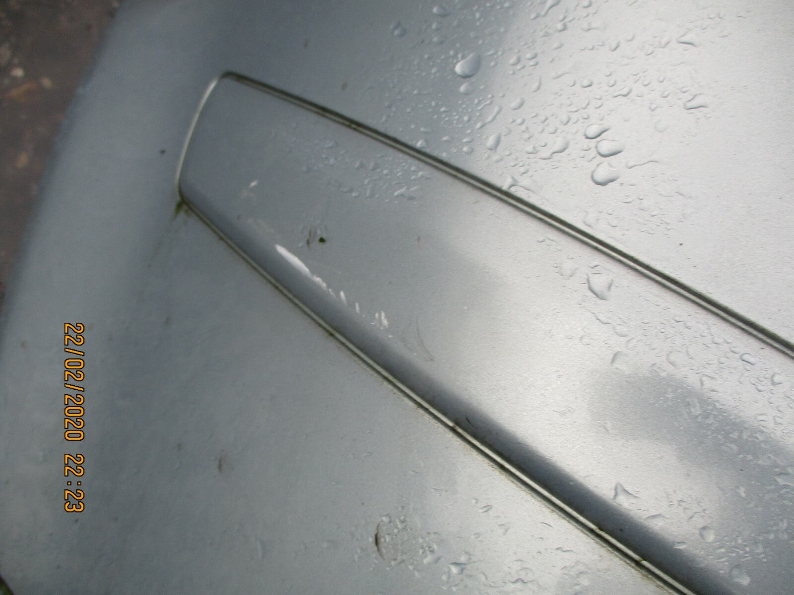 AUDI A3 MK2 8P 2004 PRE FACELIFT REAR COMPLETE BUMPER LIGHT BLUE