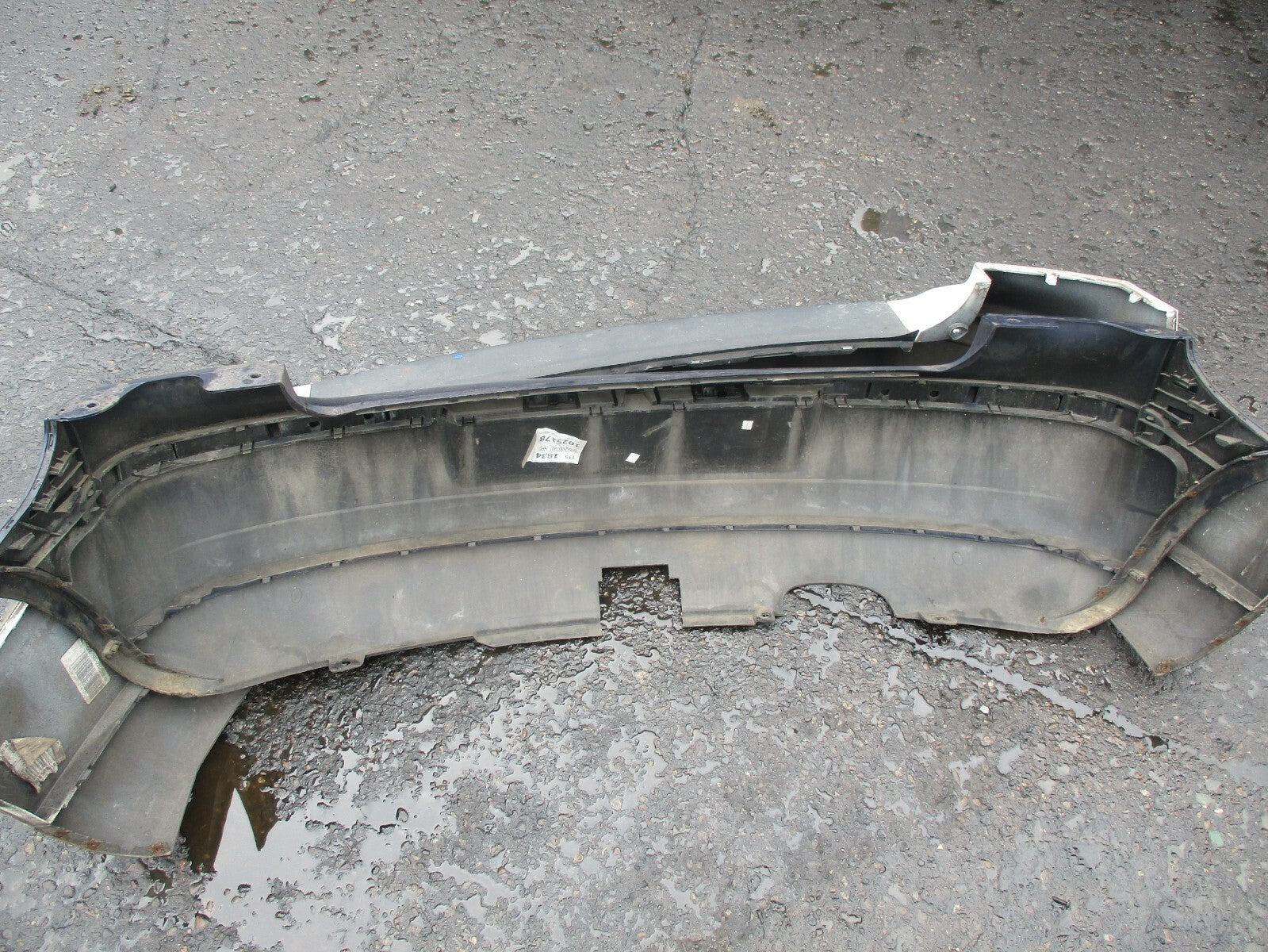 VW VOLKSWAGEN POLO 9N (MK4) COMPLETE REAR BUMPER DARK BLUE