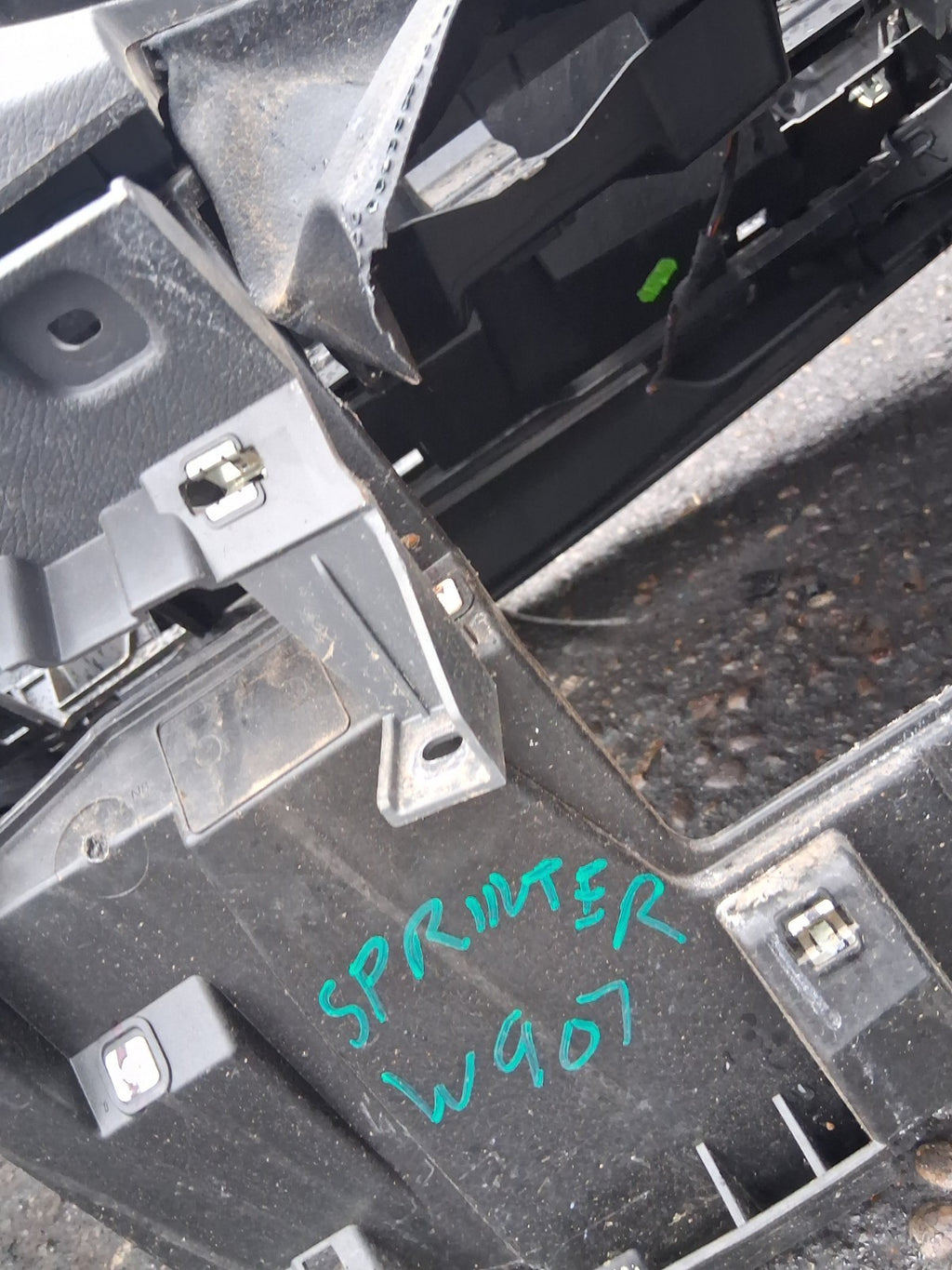 2021 MERCEDES BENZ SPRINTER W907 BARE DASH DASHBOARD PANEL