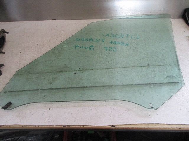 CITROEN XSARA PICASSO 2004 OFFSIDE FRONT DRIVER DOOR GLASS