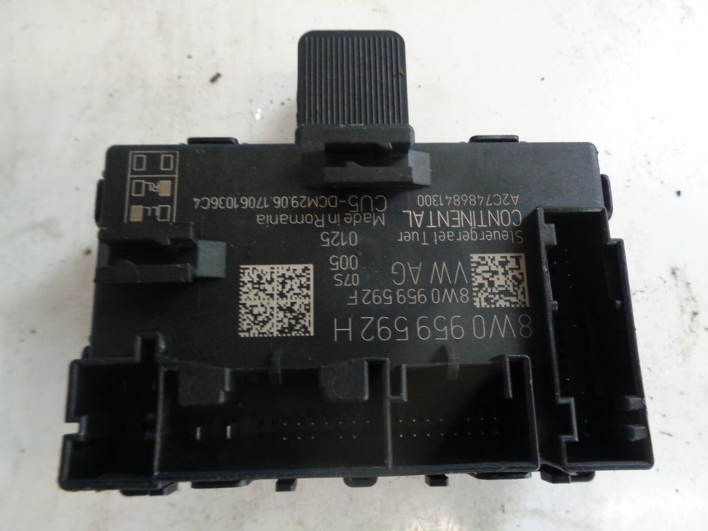 AUDI A5 2017 MK2 8W6 5 DOOR NSF PASSENGER FRONT DOOR MODULE 8W0959592
