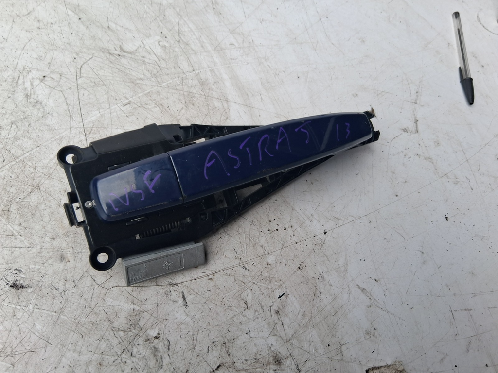 2013 VAUXHALL ASTRA J NSF PASSENGER SIDE FRONT LEFT EXTERIOR DOOR HANDLE
