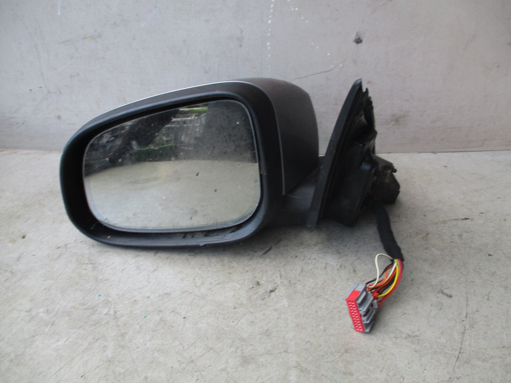 JAGUAR XF 2009 NSF PASSENGER SIDE FRONT MANUAL FOLD WING MIRROR GREY