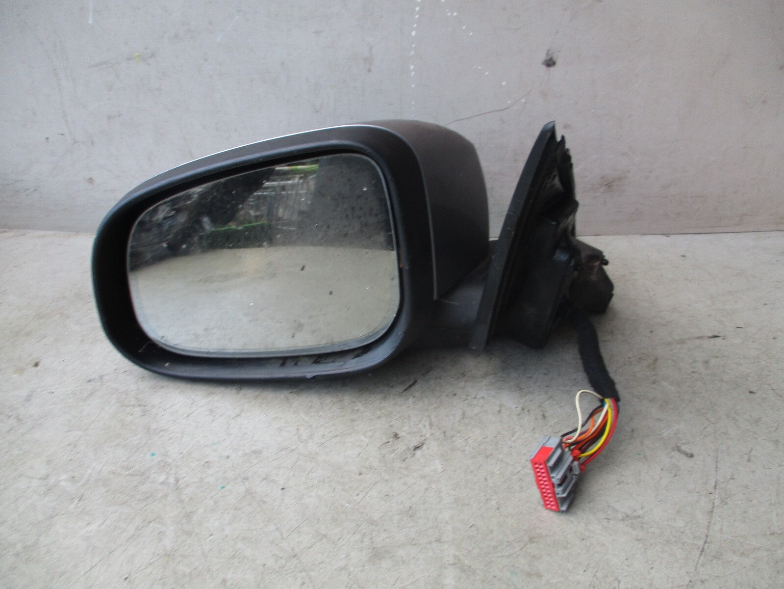 JAGUAR XF 2009 NSF PASSENGER SIDE FRONT MANUAL FOLD WING MIRROR GREY