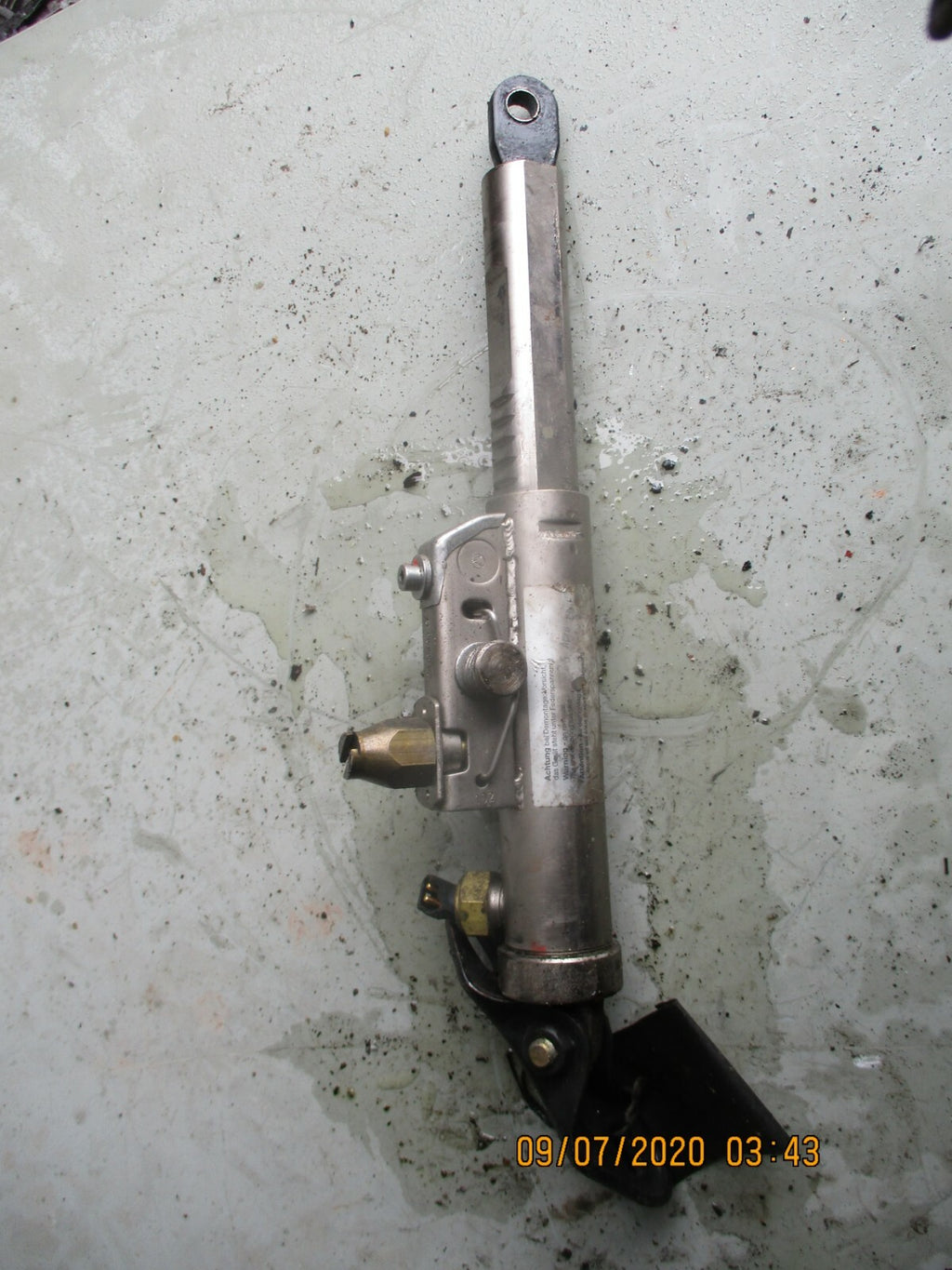 MERCEDES R129 SL300 1989 CYLINDER HYDRAULIC CYLINDER ROLL BAR LINKAGE 1298600335