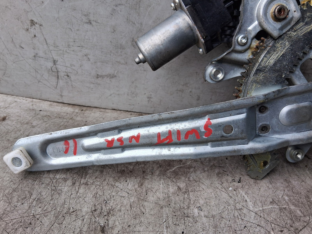 SUZUKI SWIFT MK3 2016 NSR PASSENGER SIDE REAR LEFT WINDOW MOTOR & REGULATOR