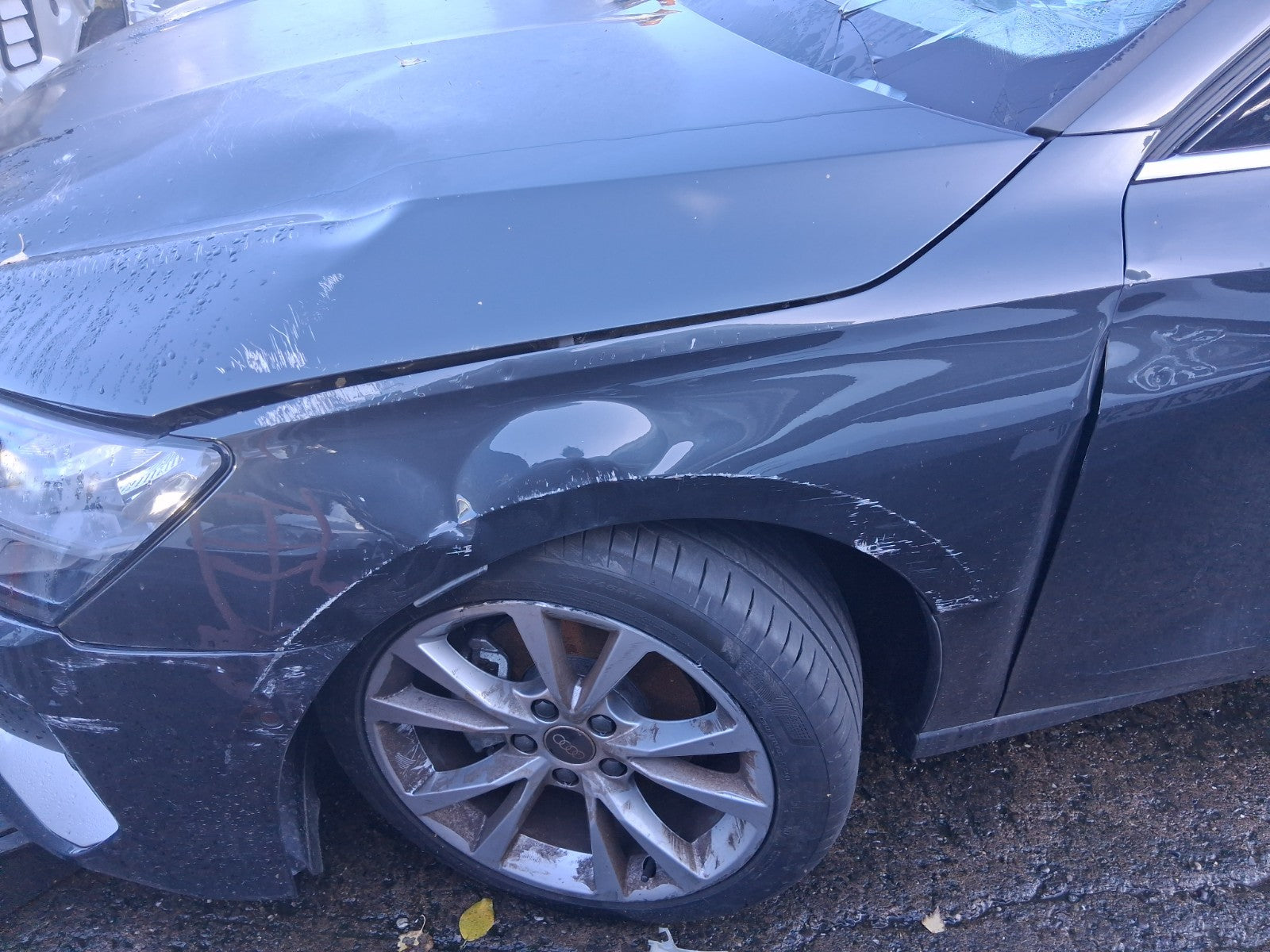 2025 AUDI A3 8Y HATCHBACK FACELIFT NSF PASSENGER SIDE LEFT WING PANEL GREY LX7L