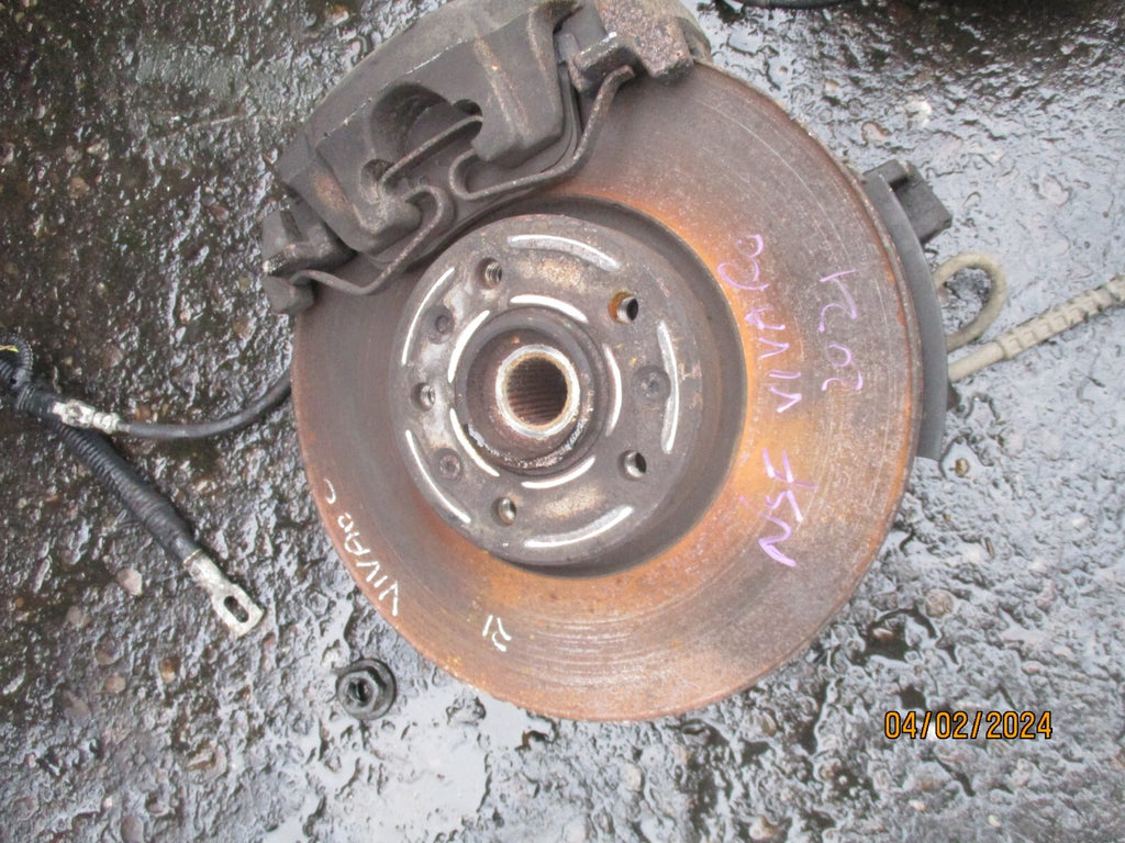 VAUXHALL VIVARO MK3 2021 NSF PASSENGER SIDE FRONT HUB CALIPER