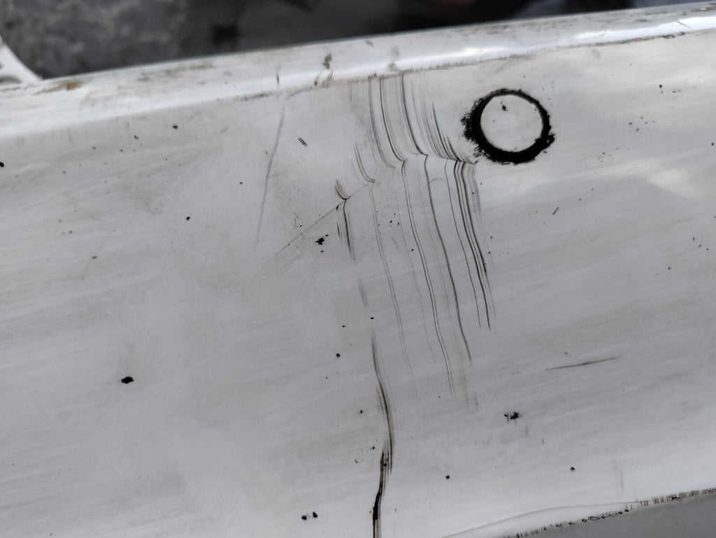 2016 VAUXHALL ZAFIRA C COMPLETE REAR BUMPER WITH PDC SENSOR WHITE