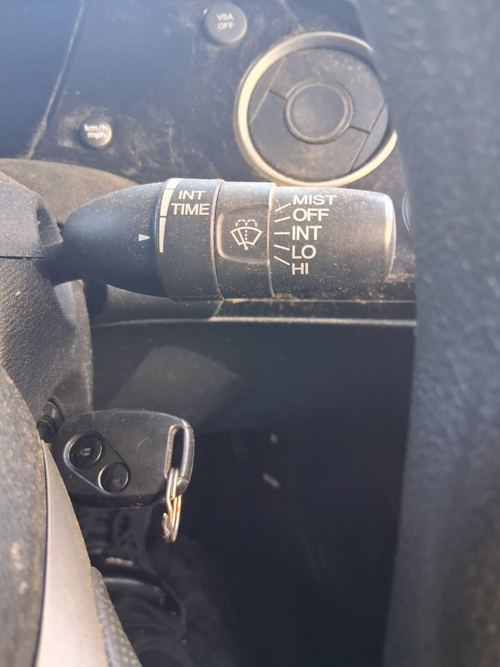 2007 HONDA CIVIC MK8 INDICATOR WIPER STALK SWITCH WITH SQUIB
