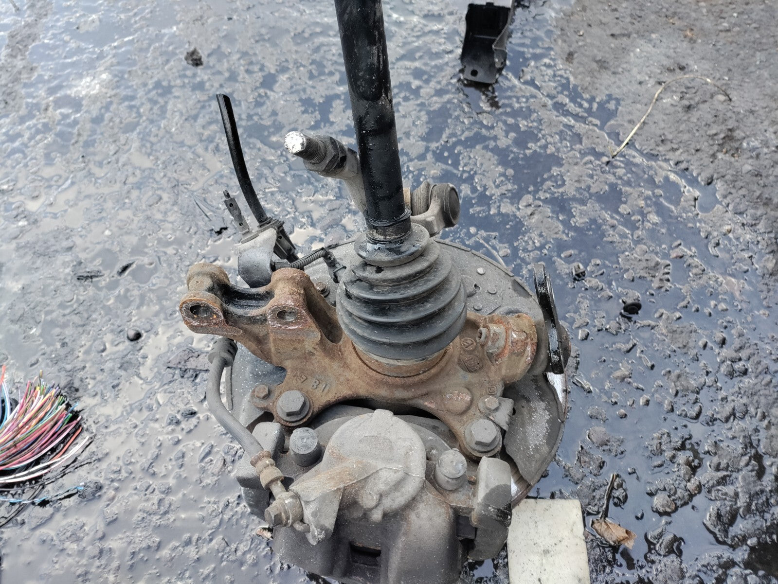 2019 PEUGEOT PARTNER K9 MK3 1.6 DIESEL OSF DRIVER SIDE FRONT HUB & CALIPER