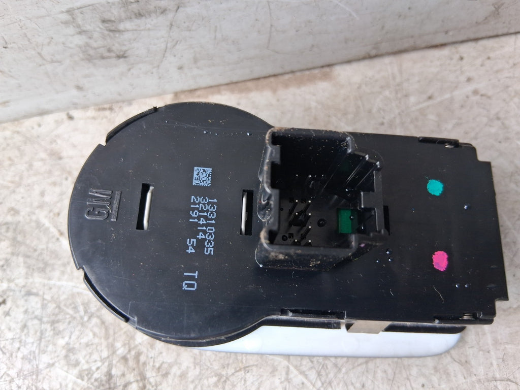 VAUXHALL CORSA D 2011 FRONT HEADLIGHT CONTROL SWITCH ADJUSTER  13310335