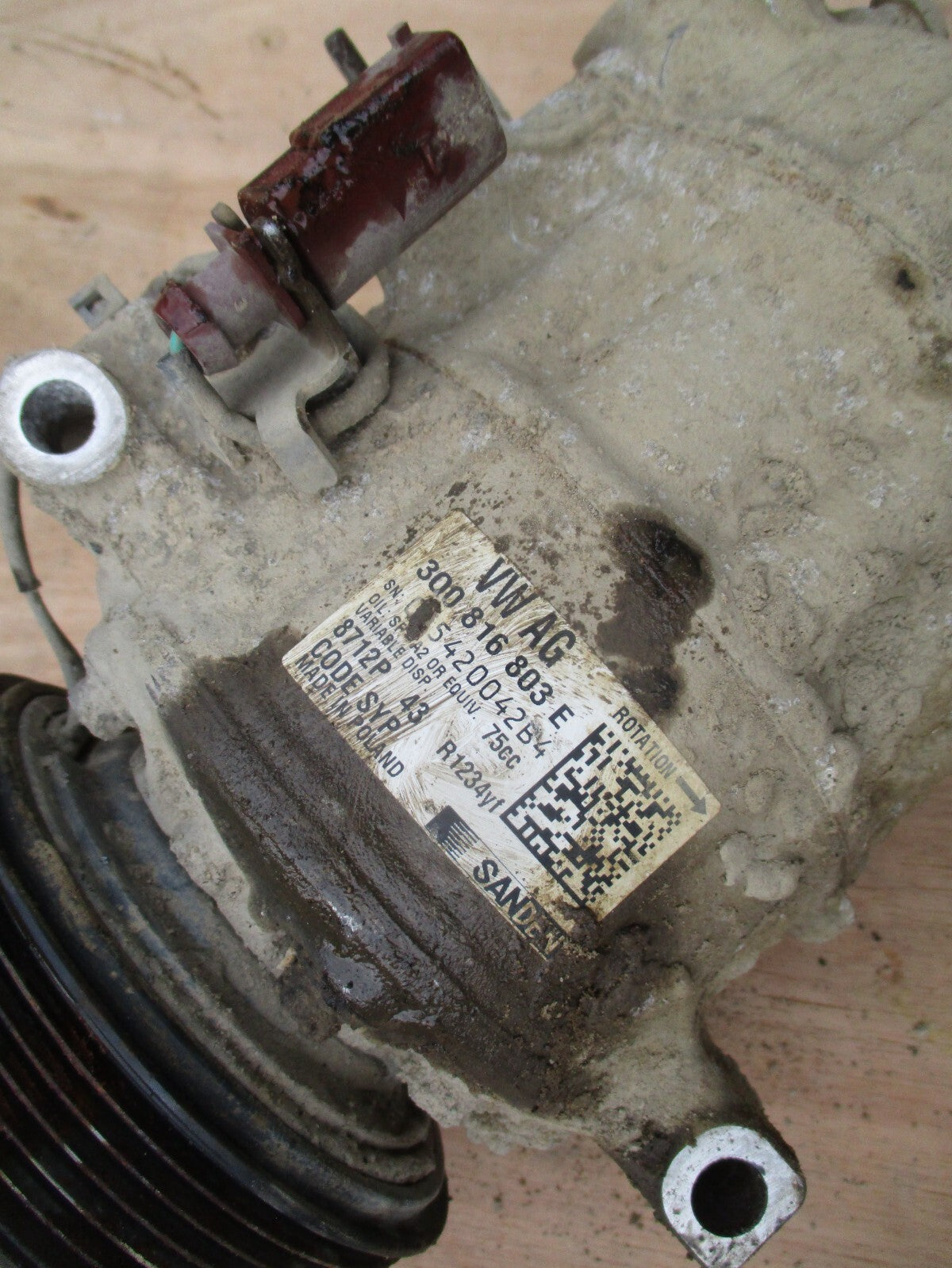 2022 VOLKSWAGEN CRAFTER MK2 2.0 TDI AC AIR CON COMPRESSOR PUMP 3Q0816803E