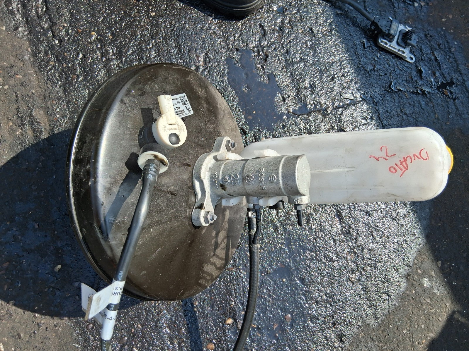 2024 FIAT DUCATO MK3 2.2 DIESEL BRAKE SERVO & MASTER CYLINDER 51928238