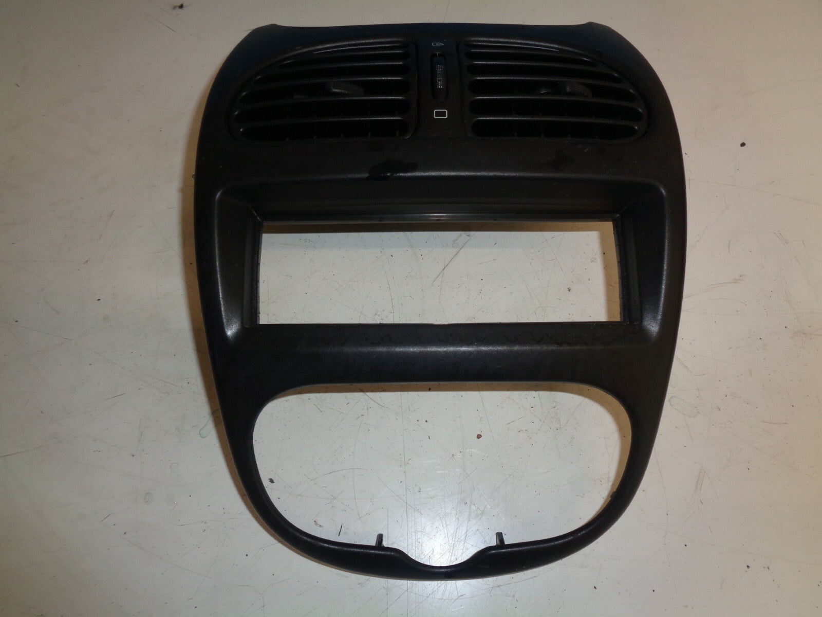 PEUGEOT 206 2002 CENTRE CONSOLE AC DASH TRIM VENTS GRAPHITE GREY