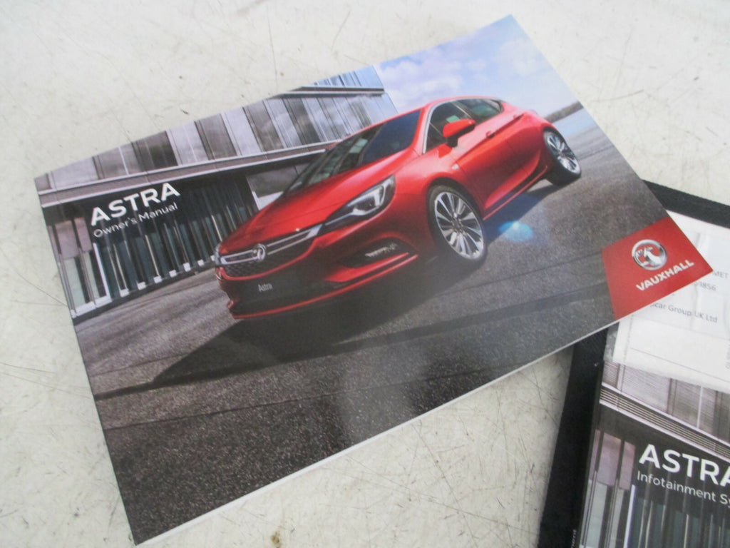 VAUXHALL ASTRA K MK7 2018 OWNER MANUAL WALLET BOOKS