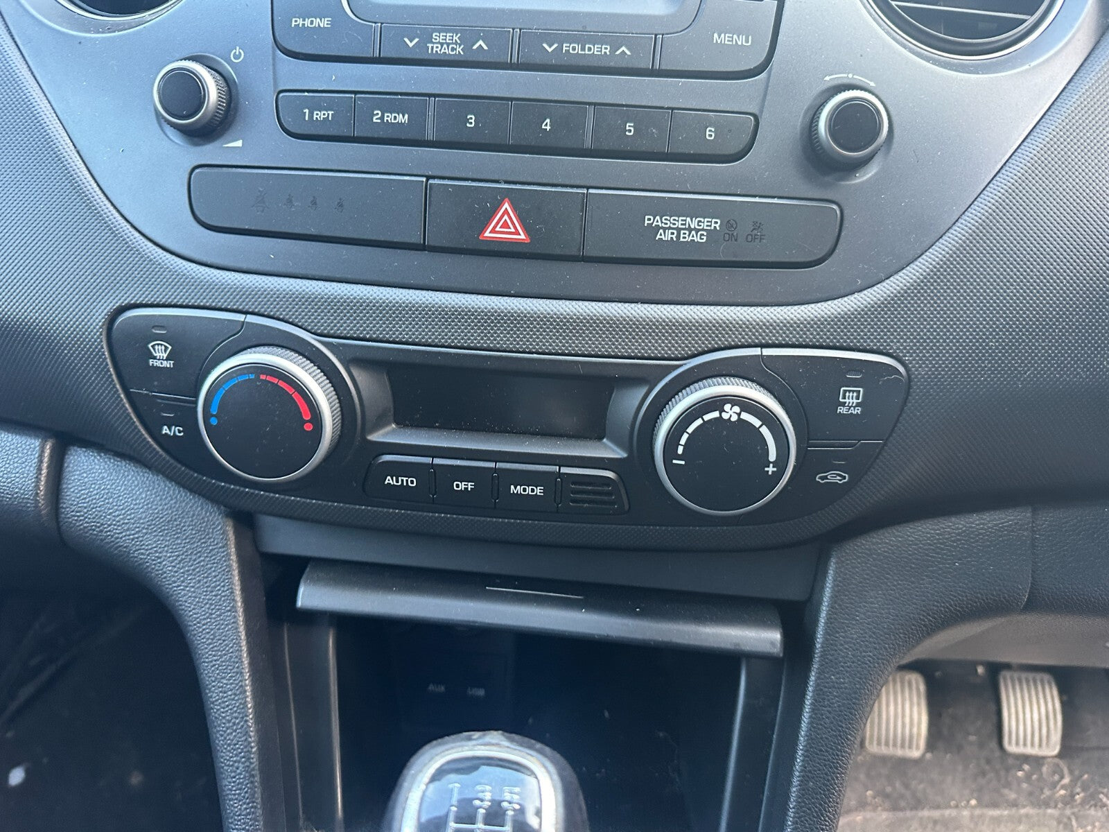 2017 HYUNDAI i10 MK2 DIGITAL HEATER CONTROL PANEL SWITCHES CLIMATE SWITCH