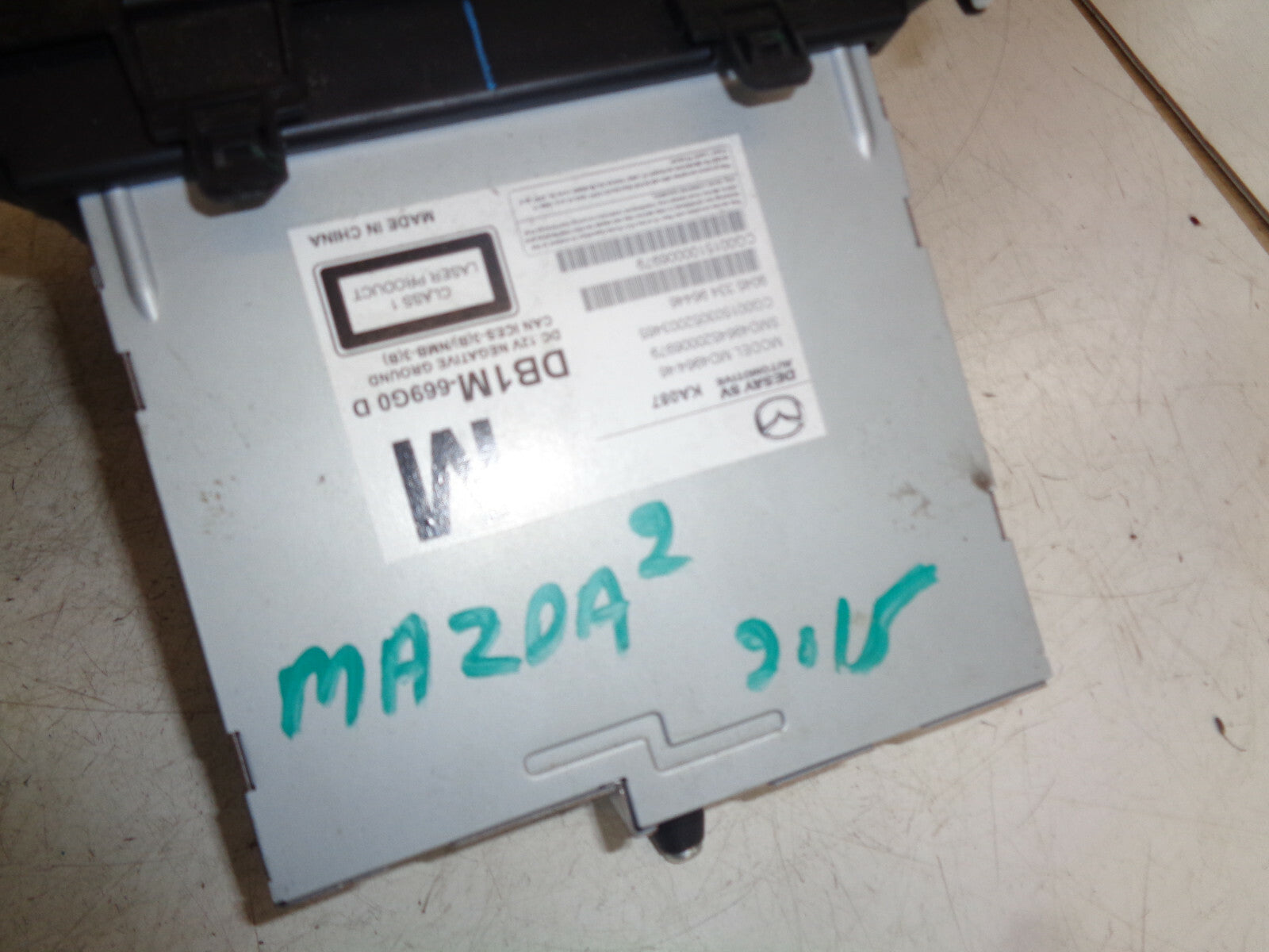 MAZDA 2 DJ MK3 2015 RADIO CD PLAYER HARD DRIVE DB1M669G0D