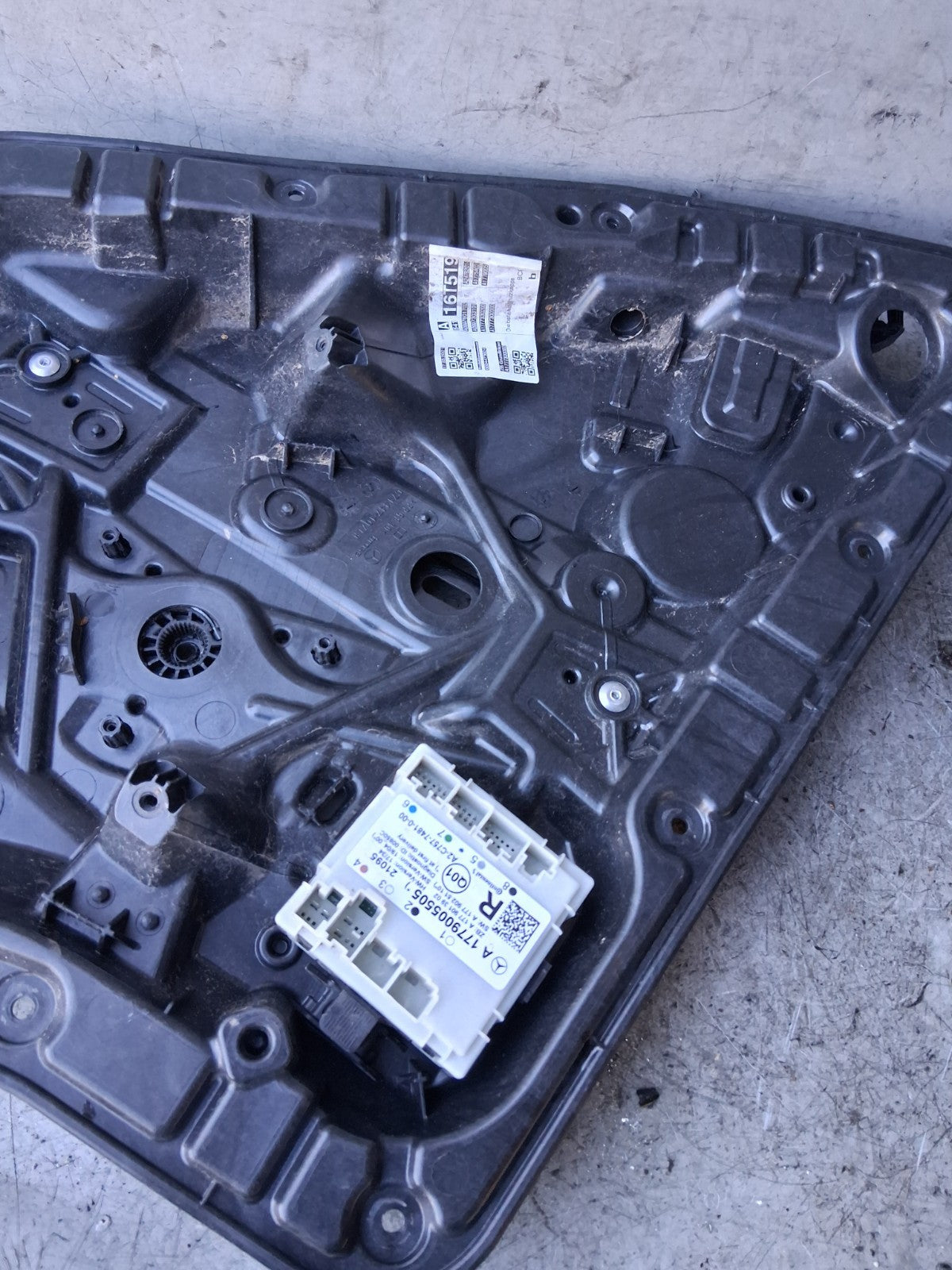 2021 MERCEDES A CLASS V177 NSR PASSENGER REAR WINDOW REGULATOR & DOOR MODULE