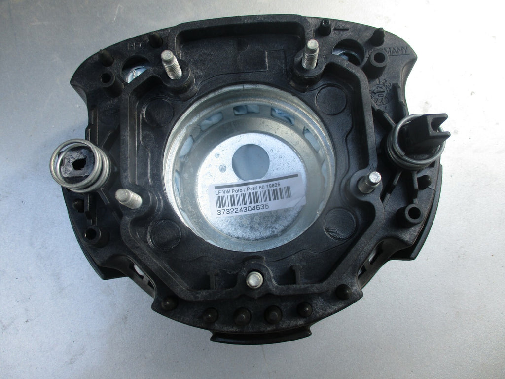VW VOLKSWAGEN POLO DRIVERS STEERING WHEEL AIRBAG BLACK 1T0880201A