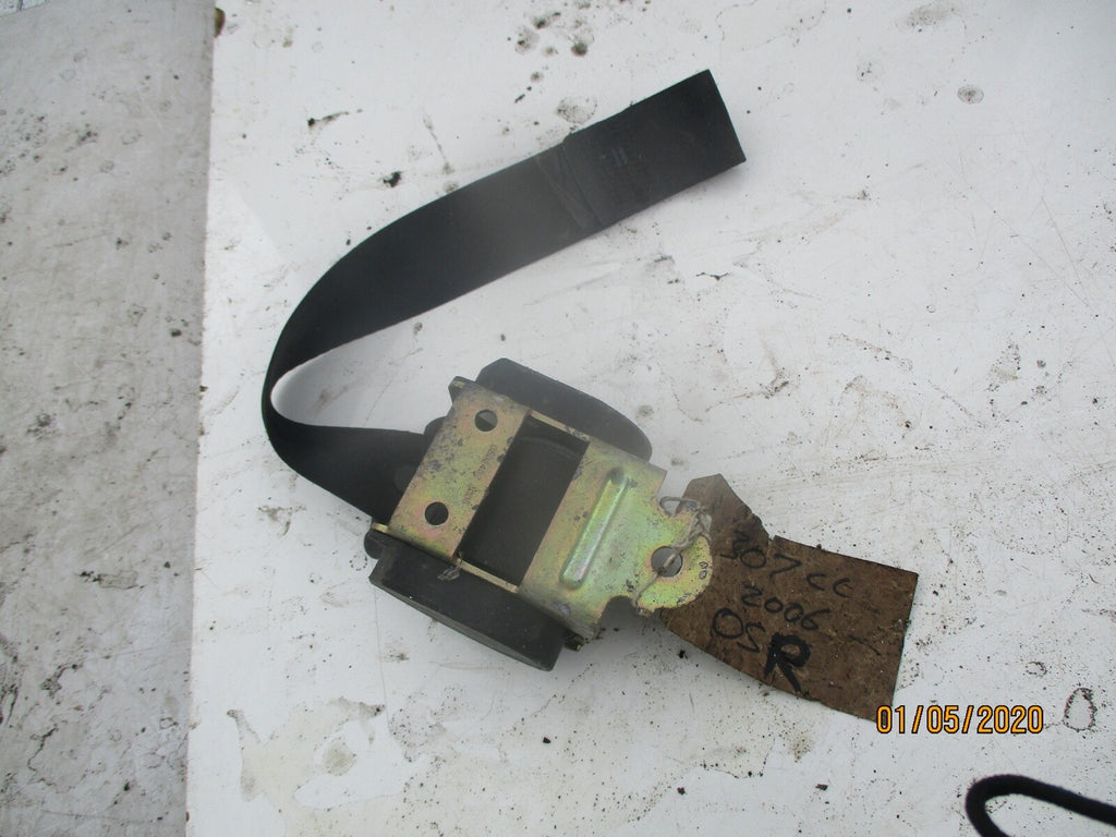 PEUGEOT 307 CC 307CC 2006 OSR DRIVER SIDE REAR SEAT BELT ASSEMBLY