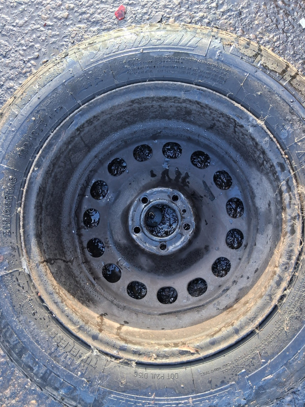 2021 VAUXHALL VIVARO MK3 16 INCH STEEL WHEEL WITH TYRE 215/65R16C