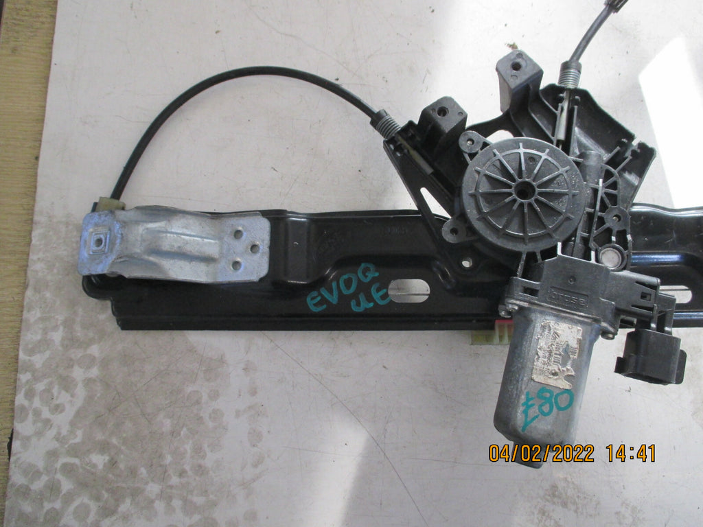 LAND RANGE ROVER EVOQUE 2014 NSF PASSENGER FRONT WINDOW REGULATOR MOTOR BJ322320