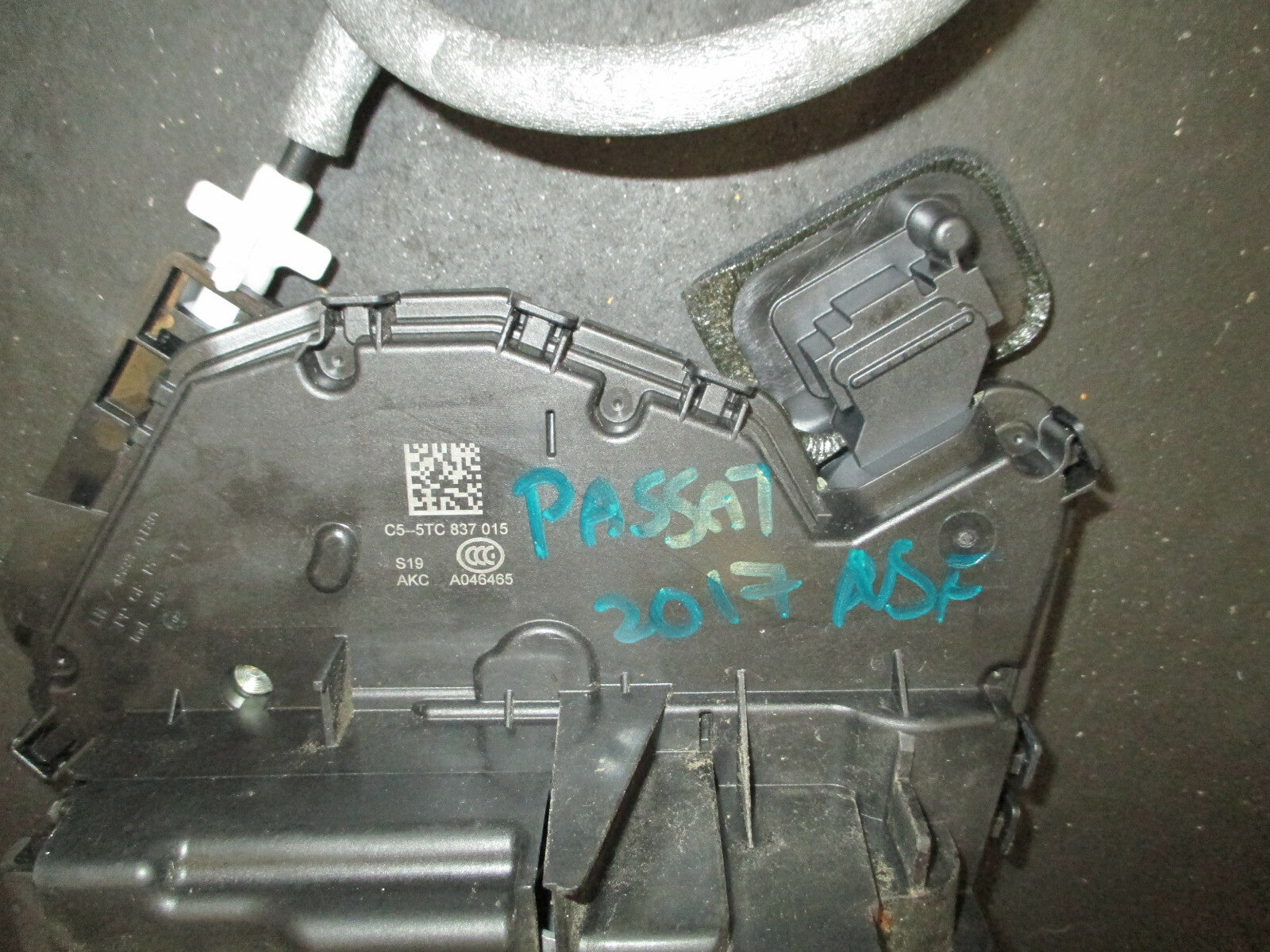 VW VOLKSWAGEN PASSAT B7 2017 NSF PASSENGER FRONT DOOR CONTROL MODULE 5TC837015