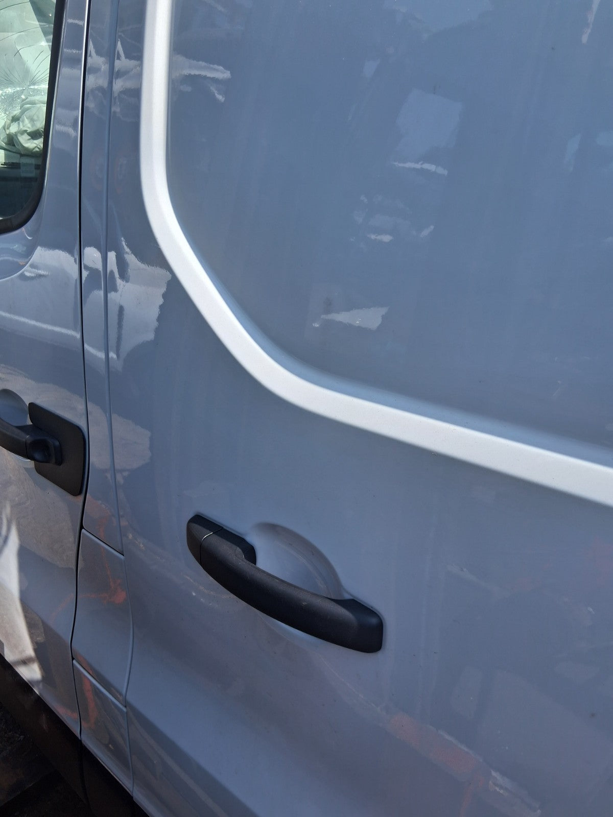 2025 RENAULT TRAFIC X82 MK3 NS PASSENGER SIDE SLIDING DOOR COMPLETE WHITE