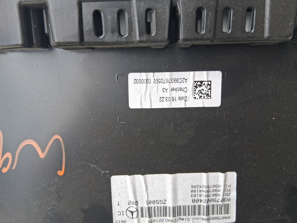 2020 MERCEDES SPRINTER W907 2.0 DIESEL MANUAL INSTRUMENT CLUSTER A9079002408