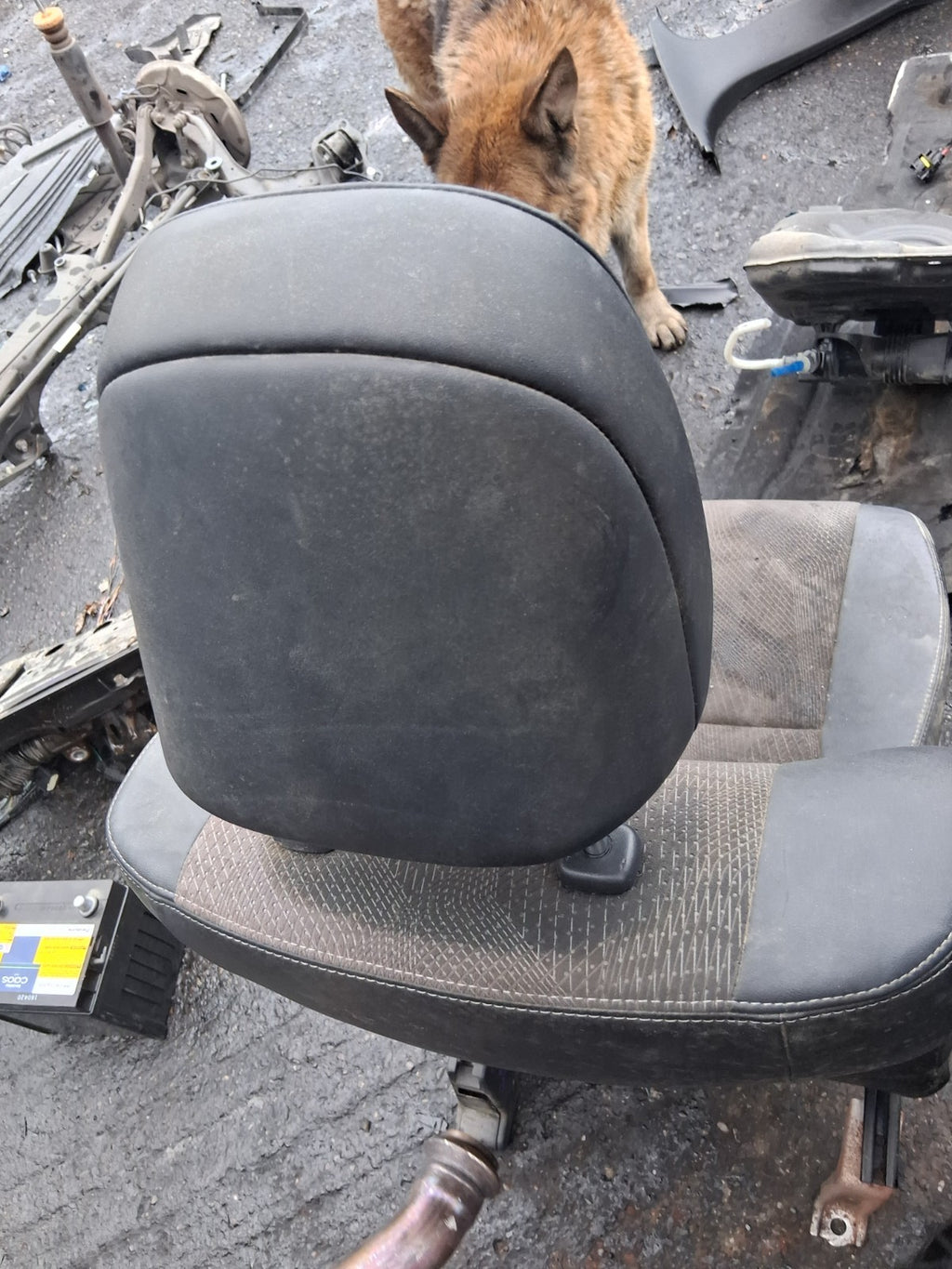 2013 TOYOTA ESTIMA MK3 NSF PASSENGER SIDE FRONT LEFT COMPLETE SEAT HALF LEATHER