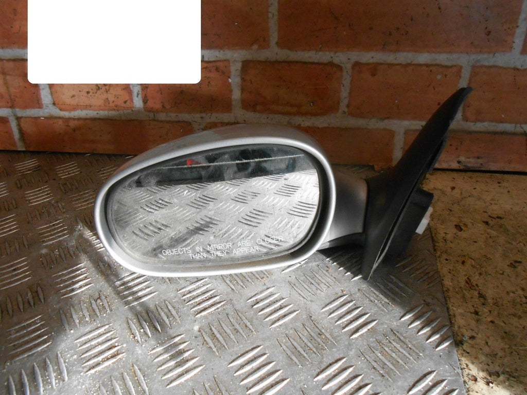 DAEWOO LANOS KLAT 2000 NS PASSENGER SIDE ELECTRIC DOOR WING MIRROR SILVER