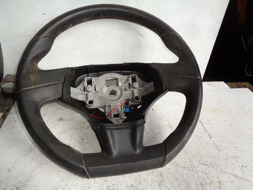 CITROEN C3 MK2 2010 3 SPOKE BLACK STEERING WHEEL 96842235ZD
