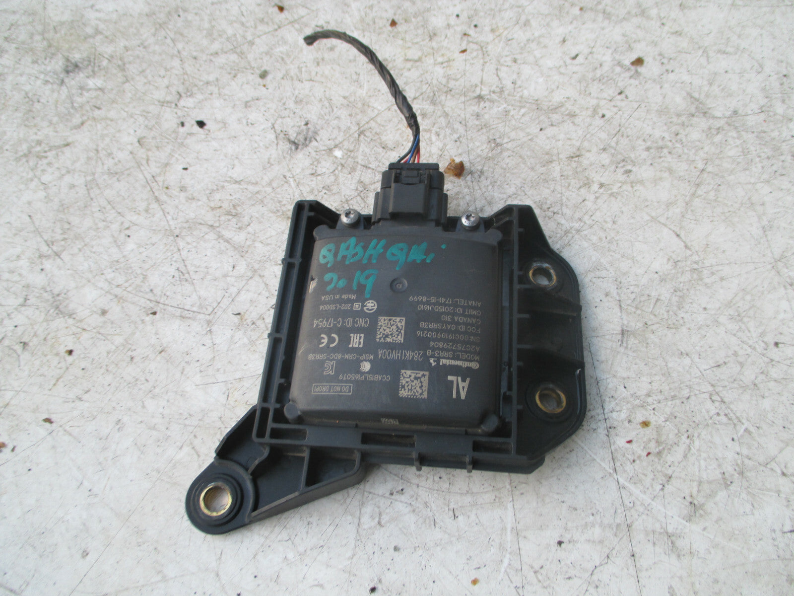 NISSAN QASHQAI J11 MK2 2018 NSR PASSENGER SIDE REAR RADAOR SENSOR 284K1HV00A