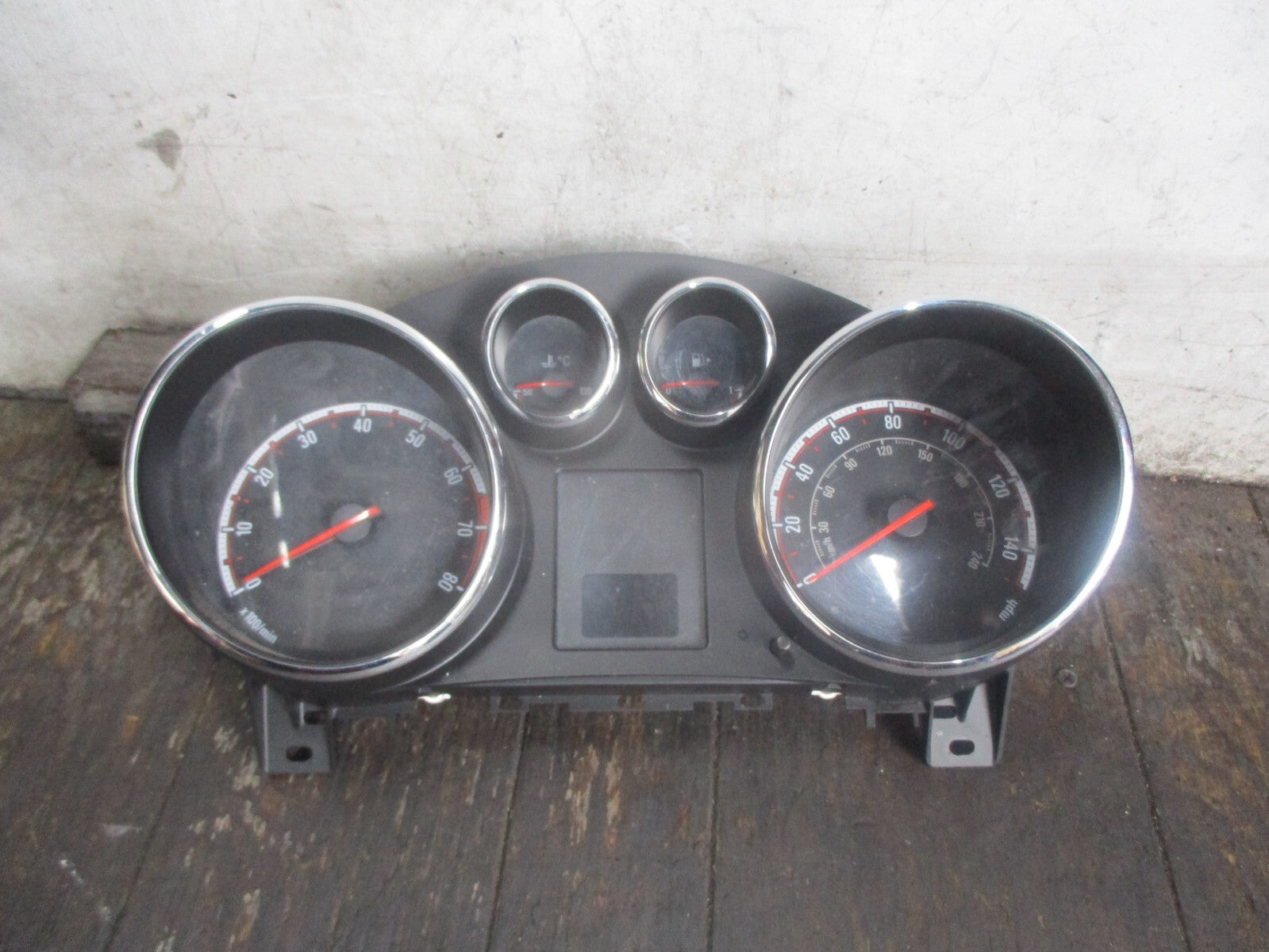 VAUXHALL MERIVA B 2011 1.4 PETROL SPEEDOMETER INSTRUMENT CLUSTER 13346176