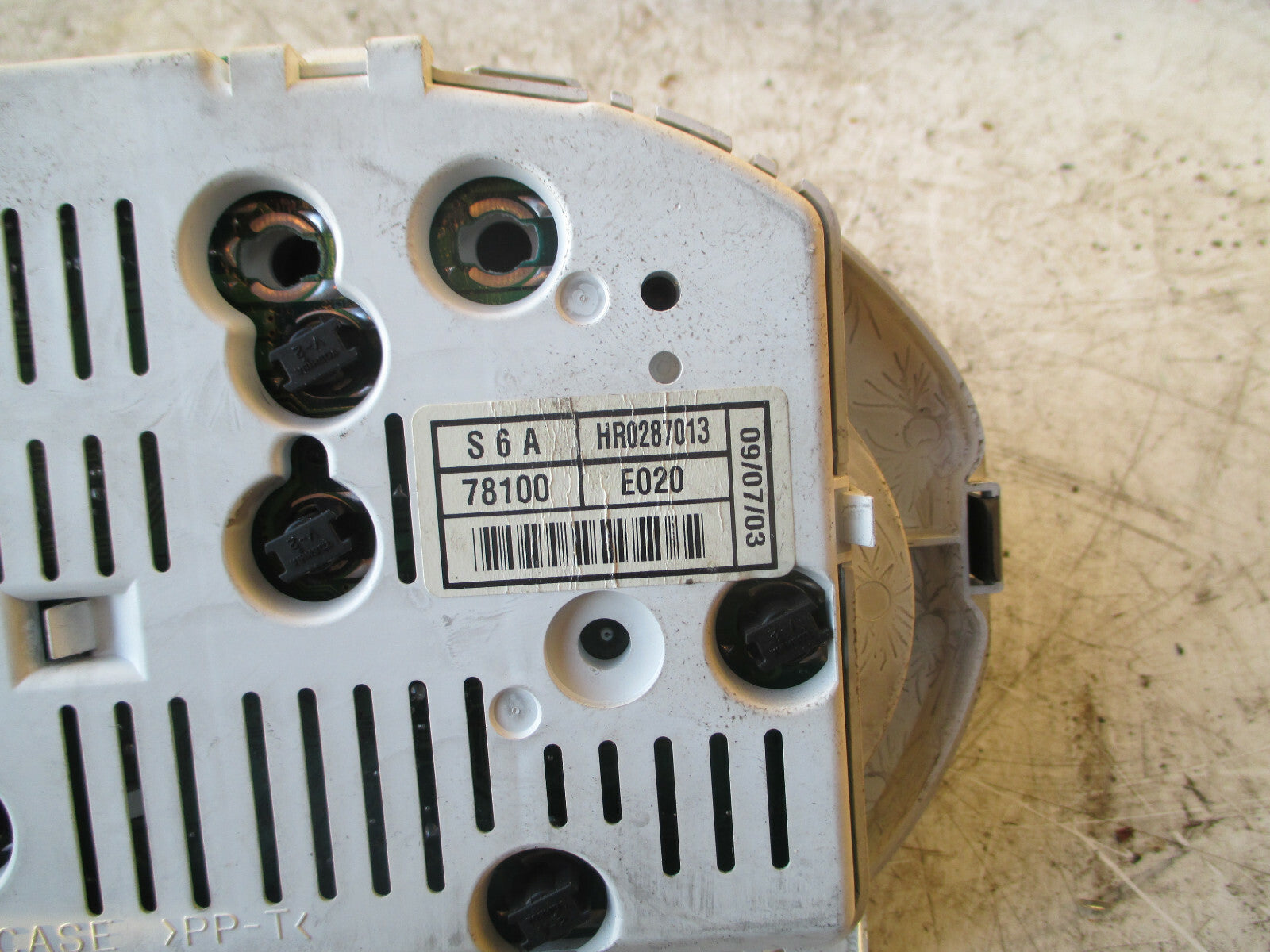 HONDA CIVIC 2005 1.6 PETROL SPEEDOMETER INSTRUMENT CLUSTER 78100E020