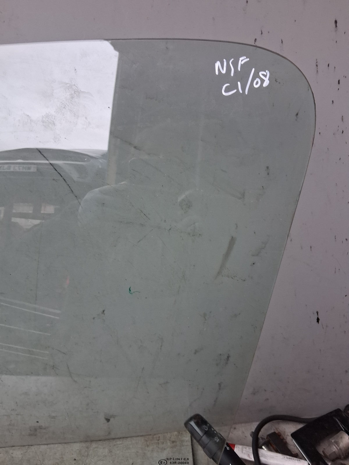 2008 CITROEN C1 3 DOOR NS PASSENGER SIDE FRONT LEFT WINDOW GLASS